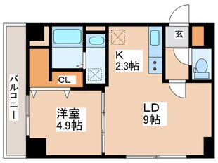 COM´S RESIDENCE鳥居前の物件間取画像